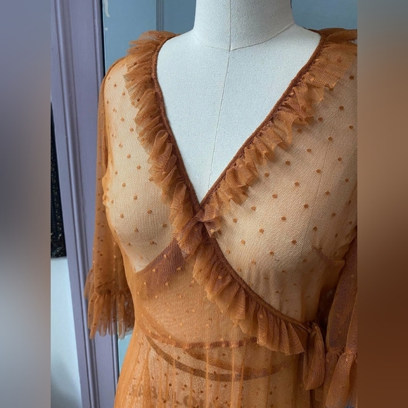 Wax Poetic Isabell Dot Mesh Dress SOLD OUT - Picture 2 of 10